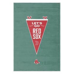 mlb boston red sox baseball team logo sport carpet area rug home decor gift brs213