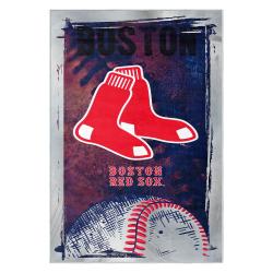 mlb boston red sox baseball team logo sport carpet area rug home decor gift brs219