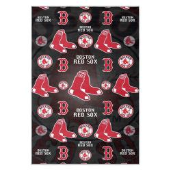 mlb boston red sox baseball team logo sport carpet area rug home decor gift brs229