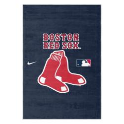 mlb boston red sox baseball team logo sport carpet area rug home decor gift brs231