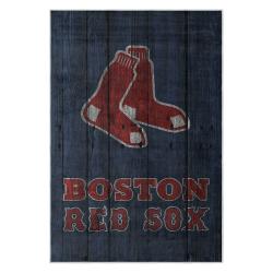 mlb boston red sox baseball team logo sport carpet area rug home decor gift brs236