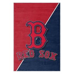 mlb boston red sox baseball team logo sport carpet area rug home decor gift brs243