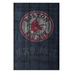 mlb boston red sox baseball team logo sport carpet area rug home decor gift brs249