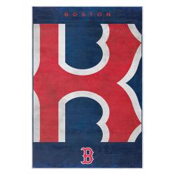 mlb boston red sox baseball team logo sport carpet area rug home decor gift brs250