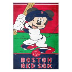 mlb boston red sox baseball team logo sport carpet area rug home decor gift brs253