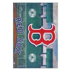 mlb boston red sox baseball team logo sport carpet area rug home decor gift brs257