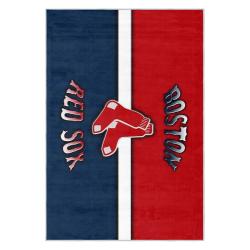 mlb boston red sox baseball team logo sport carpet area rug home decor gift brs269