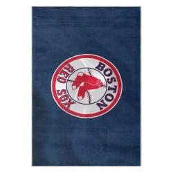 mlb boston red sox baseball team logo sport carpet area rug home decor gift brs271