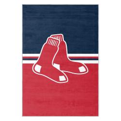 mlb boston red sox baseball team logo sport carpet area rug home decor gift brs276