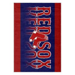 mlb boston red sox baseball team logo sport carpet area rug home decor gift brs280