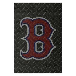 mlb boston red sox baseball team logo sport carpet area rug home decor gift brs282