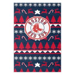 mlb boston red sox baseball team logo sport carpet area rug home decor gift brs85