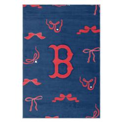 mlb boston red sox baseball team logo sport carpet area rug home decor gift brs99