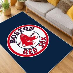 MLB Boston Red Sox Baseball Team Logo Sport Carpet Area Rug Home Decor Gift BRS101