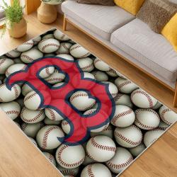 MLB Boston Red Sox Baseball Team Logo Sport Carpet Area Rug Home Decor Gift BRS106