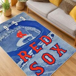 MLB Boston Red Sox Baseball Team Logo Sport Carpet Area Rug Home Decor Gift BRS109