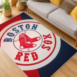 MLB Boston Red Sox Baseball Team Logo Sport Carpet Area Rug Home Decor Gift BRS111