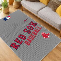MLB Boston Red Sox Baseball Team Logo Sport Carpet Area Rug Home Decor Gift BRS115