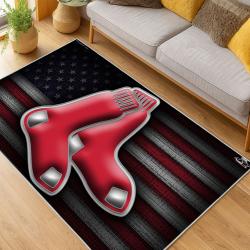 MLB Boston Red Sox Baseball Team Logo Sport Carpet Area Rug Home Decor Gift BRS120