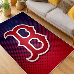 MLB Boston Red Sox Baseball Team Logo Sport Carpet Area Rug Home Decor Gift BRS126