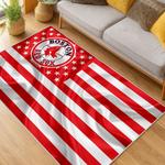 mlb boston red sox baseball team logo sport carpet area rug home decor gift living room brs134