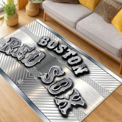 MLB Boston Red Sox Baseball Team Logo Sport Carpet Area Rug Home Decor Gift BRS151