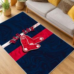 MLB Boston Red Sox Baseball Team Logo Sport Carpet Area Rug Home Decor Gift BRS154