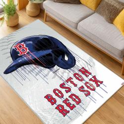 MLB Boston Red Sox Baseball Team Logo Sport Carpet Area Rug Home Decor Gift BRS157
