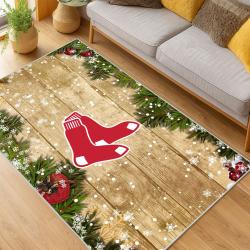 MLB Boston Red Sox Baseball Team Logo Sport Carpet Area Rug Home Decor Gift BRS158