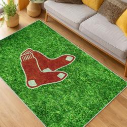 MLB Boston Red Sox Baseball Team Logo Sport Carpet Area Rug Home Decor Gift BRS159