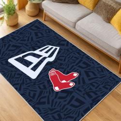 MLB Boston Red Sox Baseball Team Logo Sport Carpet Area Rug Home Decor Gift BRS160