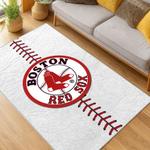 mlb boston red sox baseball team logo sport carpet area rug home decor gift living room brs161