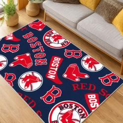 MLB Boston Red Sox Baseball Team Logo Sport Carpet Area Rug Home Decor Gift BRS171