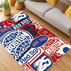 MLB Boston Red Sox Baseball Team Logo Sport Carpet Area Rug Home Decor Gift BRS172