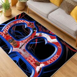 MLB Boston Red Sox Baseball Team Logo Sport Carpet Area Rug Home Decor Gift BRS180