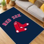 mlb boston red sox baseball team logo sport carpet area rug home decor gift living room brs193