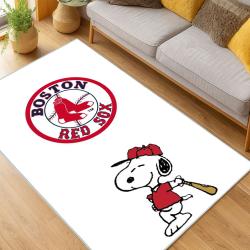 MLB Boston Red Sox Baseball Team Logo Sport Carpet Area Rug Home Decor Gift BRS200