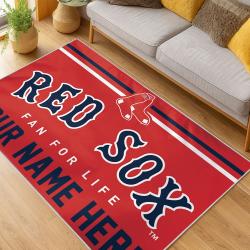 MLB Boston Red Sox Baseball Team Logo Sport Carpet Area Rug Home Decor Gift BRS202