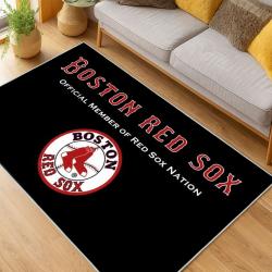MLB Boston Red Sox Baseball Team Logo Sport Carpet Area Rug Home Decor Gift BRS206