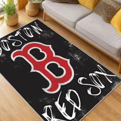 MLB Boston Red Sox Baseball Team Logo Sport Carpet Area Rug Home Decor Gift BRS215