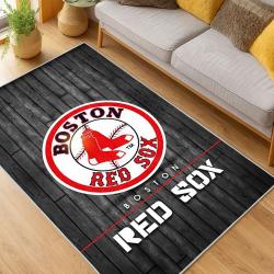 MLB Boston Red Sox Baseball Team Logo Sport Carpet Area Rug Home Decor Gift BRS217