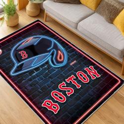 MLB Boston Red Sox Baseball Team Logo Sport Carpet Area Rug Home Decor Gift BRS227
