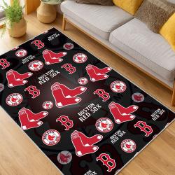 MLB Boston Red Sox Baseball Team Logo Sport Carpet Area Rug Home Decor Gift BRS229