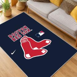 MLB Boston Red Sox Baseball Team Logo Sport Carpet Area Rug Home Decor Gift BRS231