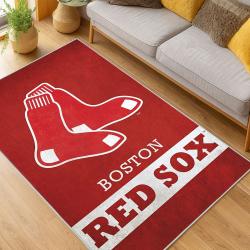 MLB Boston Red Sox Baseball Team Logo Sport Carpet Area Rug Home Decor Gift BRS234