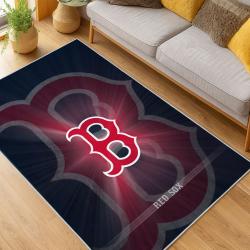 MLB Boston Red Sox Baseball Team Logo Sport Carpet Area Rug Home Decor Gift BRS238