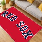 mlb boston red sox baseball team logo sport carpet area rug home decor gift living room brs241