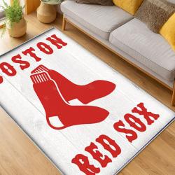 MLB Boston Red Sox Baseball Team Logo Sport Carpet Area Rug Home Decor Gift BRS244