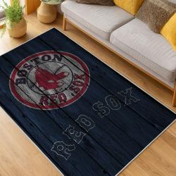 MLB Boston Red Sox Baseball Team Logo Sport Carpet Area Rug Home Decor Gift BRS249