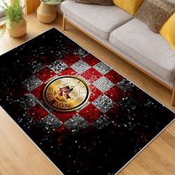 MLB Boston Red Sox Baseball Team Logo Sport Carpet Area Rug Home Decor Gift BRS251